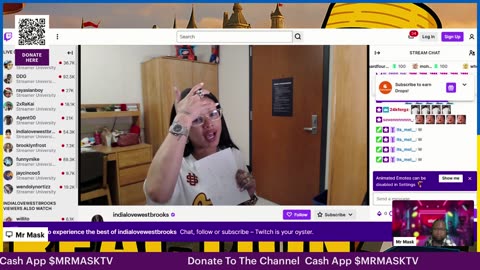 Streamers University Day 3 Reaction! | Mr Mask TV UNMASKED & LIVE