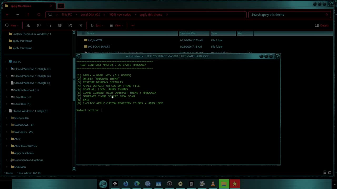 Download My Custom Script For Windows 11 MASTER SCRIPT CREATOR EDITION v11