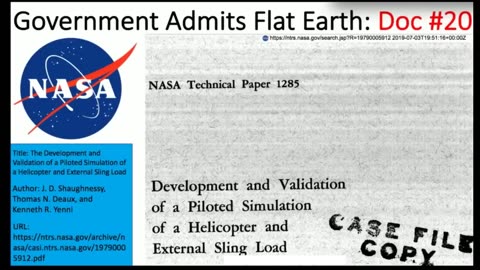 44 government files saying the earth is flat