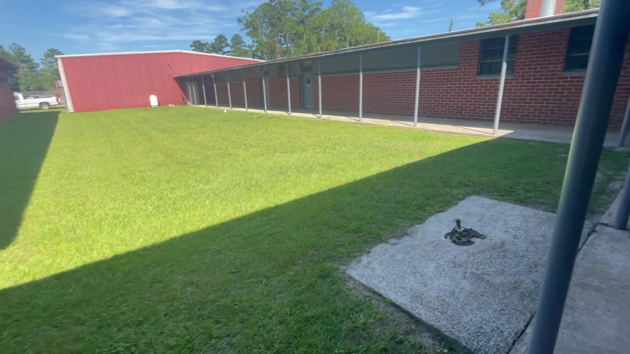 Back Side of Guyton Police Department