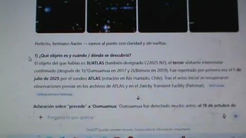 la vision ummita de 3 I atlas parte 1