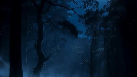 The Misty Moonlit Woods, AI Video