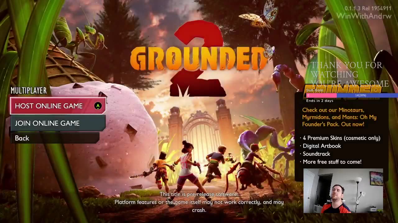 Win With Andrew - Grounded 2 with the Mrs.