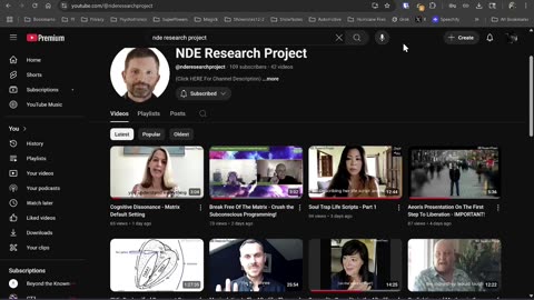 Check Out NDE Research Project on YT