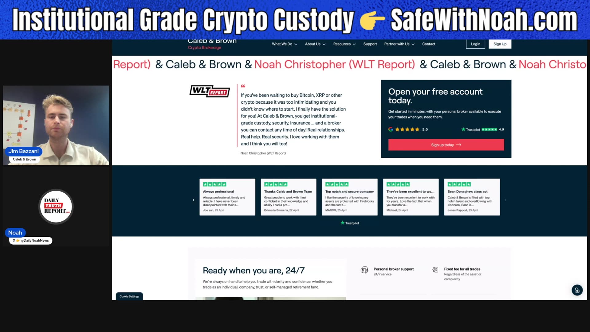 🟢 Crypto Made SAFE: Insured + Regulated + Your Personal Broker! (Live Replay)