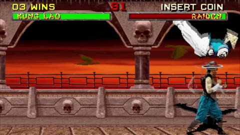 Mortal Kombat 2 - Kung Lao - Arcade Cabinet