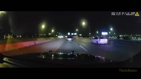 Suspect dies after losing control and crashing into the center divider during pursuit