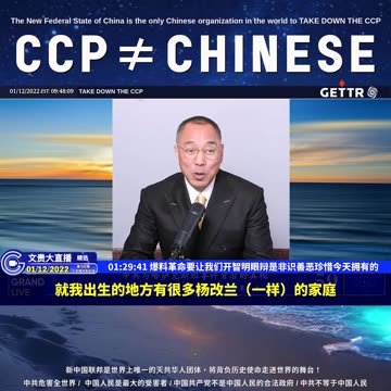 （二十）爆料革命要让我们开智明眼辩是非识善恶珍惜今天拥有的【2022年01月12日文贵大直播精选】