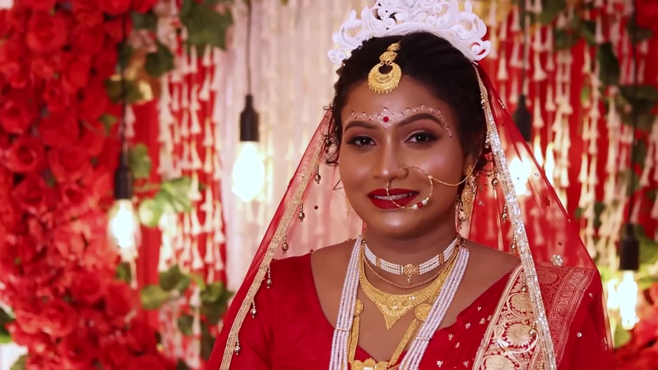 Real Bridal Makeup _ Step By Step Long Lasting Bridal Makeup Tutorial_ Dry Skin Bridal Makeup