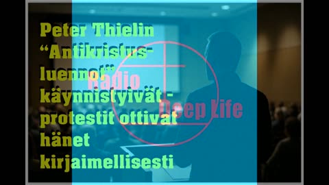 Peter Thielin Antikristus-luennot käynnistyivät - protestit ottivat hänet kirjaimellisesti