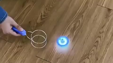 Magnetic Yoyo Spinning Top With LED Light