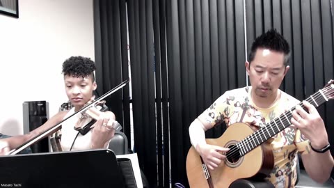Yellow for Violin and Guitar Practice Session