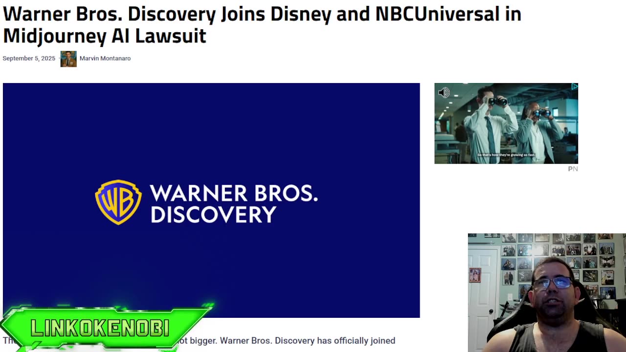 WB Discovery Working With Disney And NBC To Take Down AI