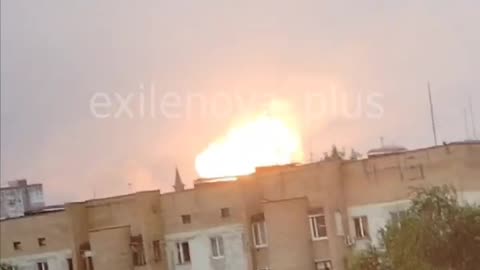🎯 Novokuybyshevsk, Samara. The moment of strike on ELOU AVT-11 installation at the oil refinery.