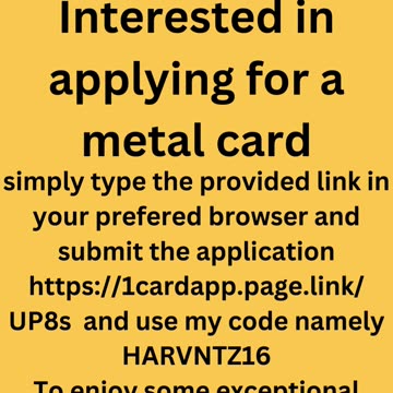 apply for a metal credit card