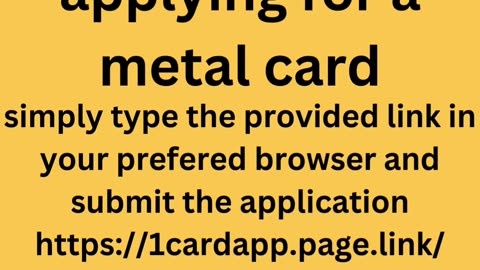 apply for a metal credit card