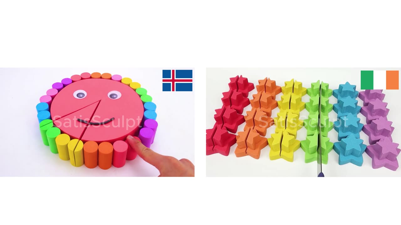 Symmetry of Nations 🇮🇸🇮🇪 — Pure 4K Visual ASMR • Dual Serenity • The Art of Balance