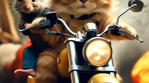 cat en moto