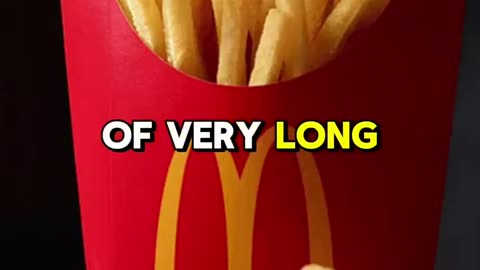 I’m NEVER eating McDonald’s French fries again.. 👀
