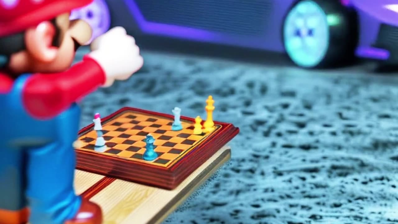 I can even play chess with my rc car drifting skill...