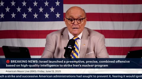 America’s Mayor Live (690): Israel Strikes Iran Nuke Sites, Killing Top Military Leaders, Scientists