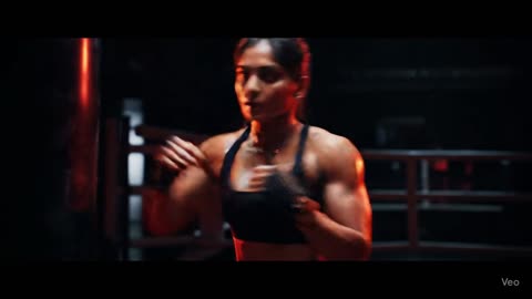 Boxing girl - Practicing