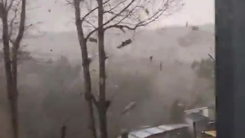 Tornado tears through town in Chile