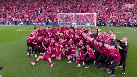 Mohamed Salah And Cody Gakpo Reacts To Liverpool Are Officially The 2024/25 Champions