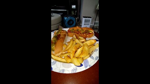 Eating Hebrew National Beef Franks, Dbn, MI, 8/28/25