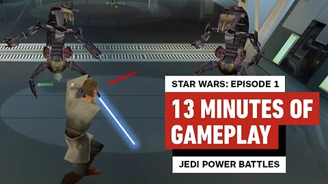 Star Wars - Episode I - Jedi Power Battles - 13 Minutes of 4K Gameplay