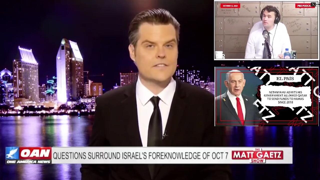 Matt Gaetz: Charlie Ques'd Oct 7; Netanyahu FUNDED HAMAS w/ $30 Million a MONTH