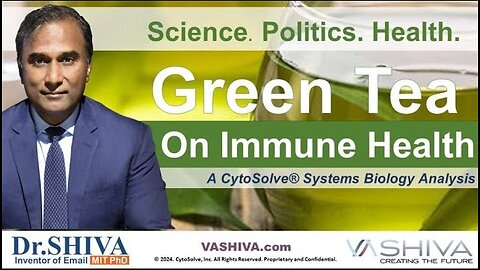 Dr.SHIVA™: Green Tea on Immune Health @CytoSolve Systems Analysis