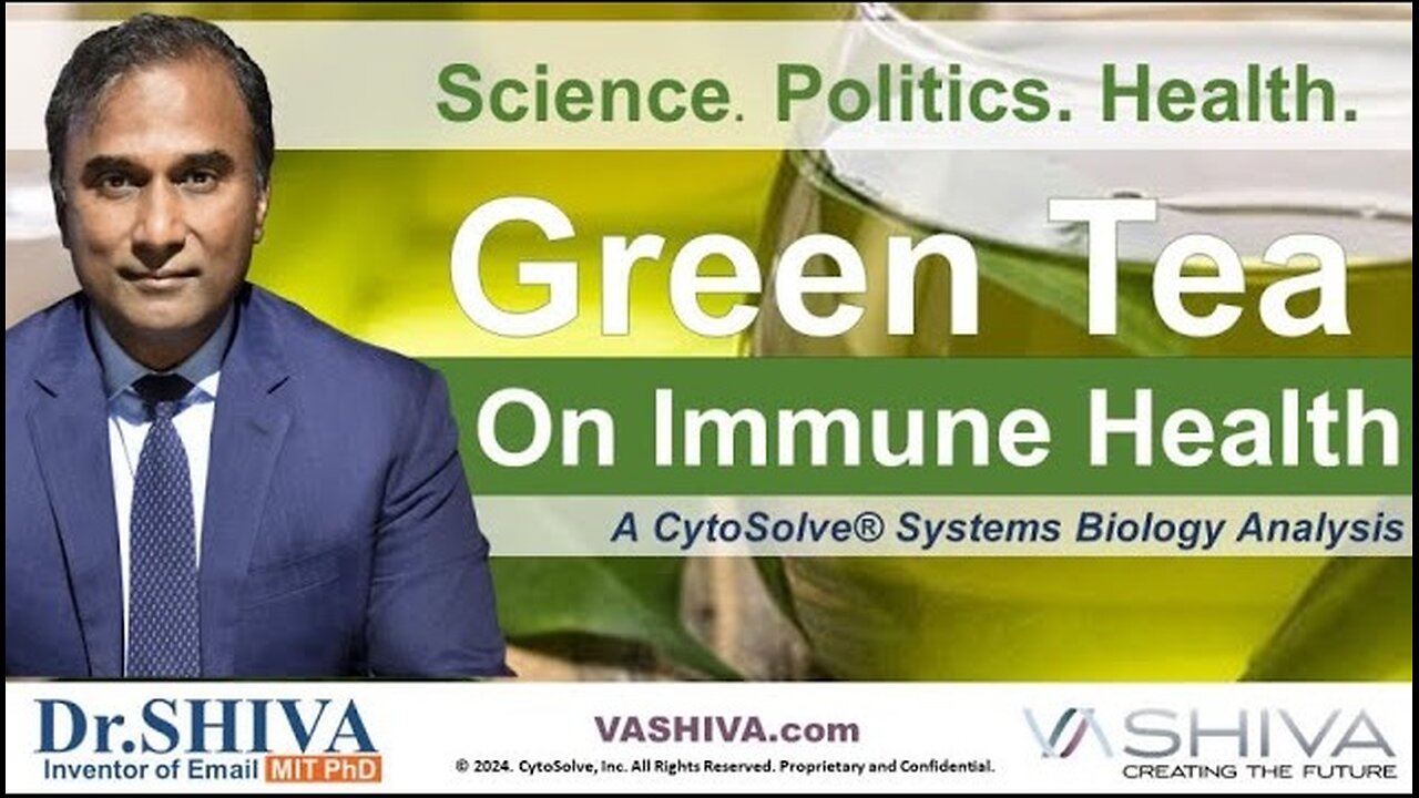 Dr.SHIVA™: Green Tea on Immune Health @CytoSolve Systems Analysis
