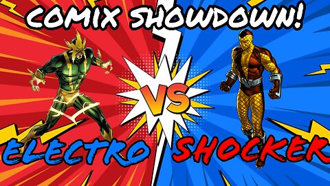 🤜FIGHT NIGHT!🤛 - Electro vs Shocker - Who Wins? - Comix Showdown!