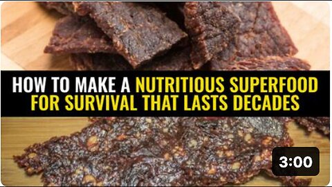 "Creating Decades-Lasting Nutritious Superfood for Survival"