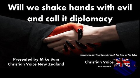 Will we shake hands with evil and call it diplomacy