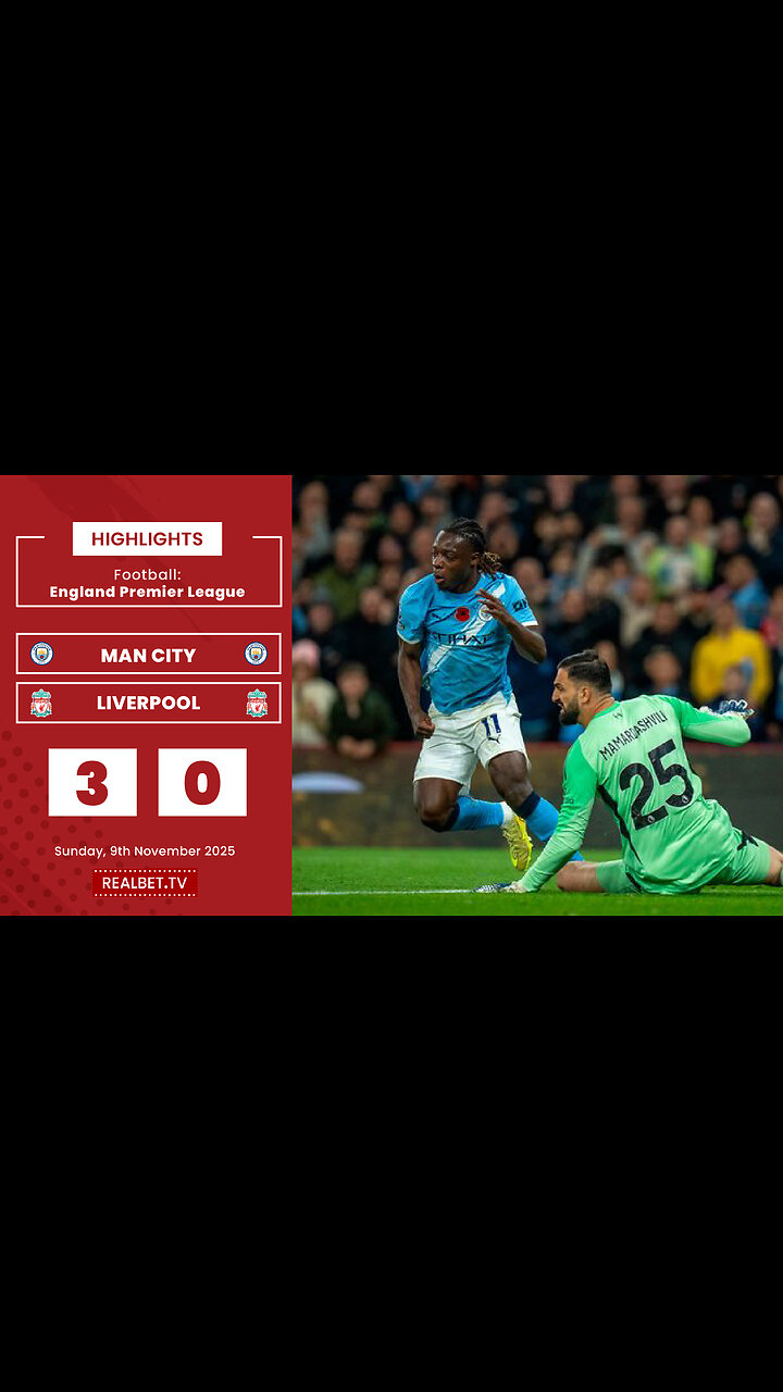 Manchester City Thrash Liverpool 3-0 As Doku Shines