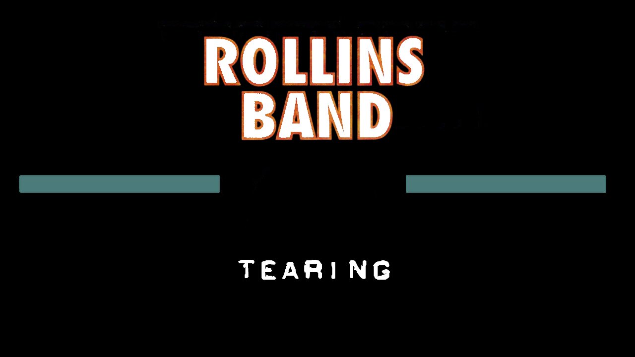 Rollins Band - Tearing (Karaoke, 1992)