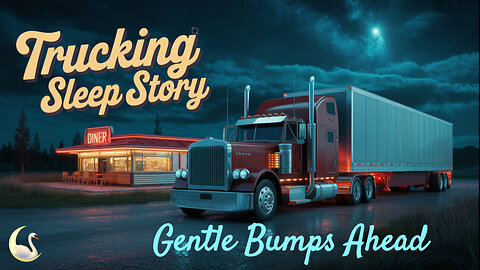 🚛 The Dreamy Long Haul through America | 😴 Sleep Story | 💤