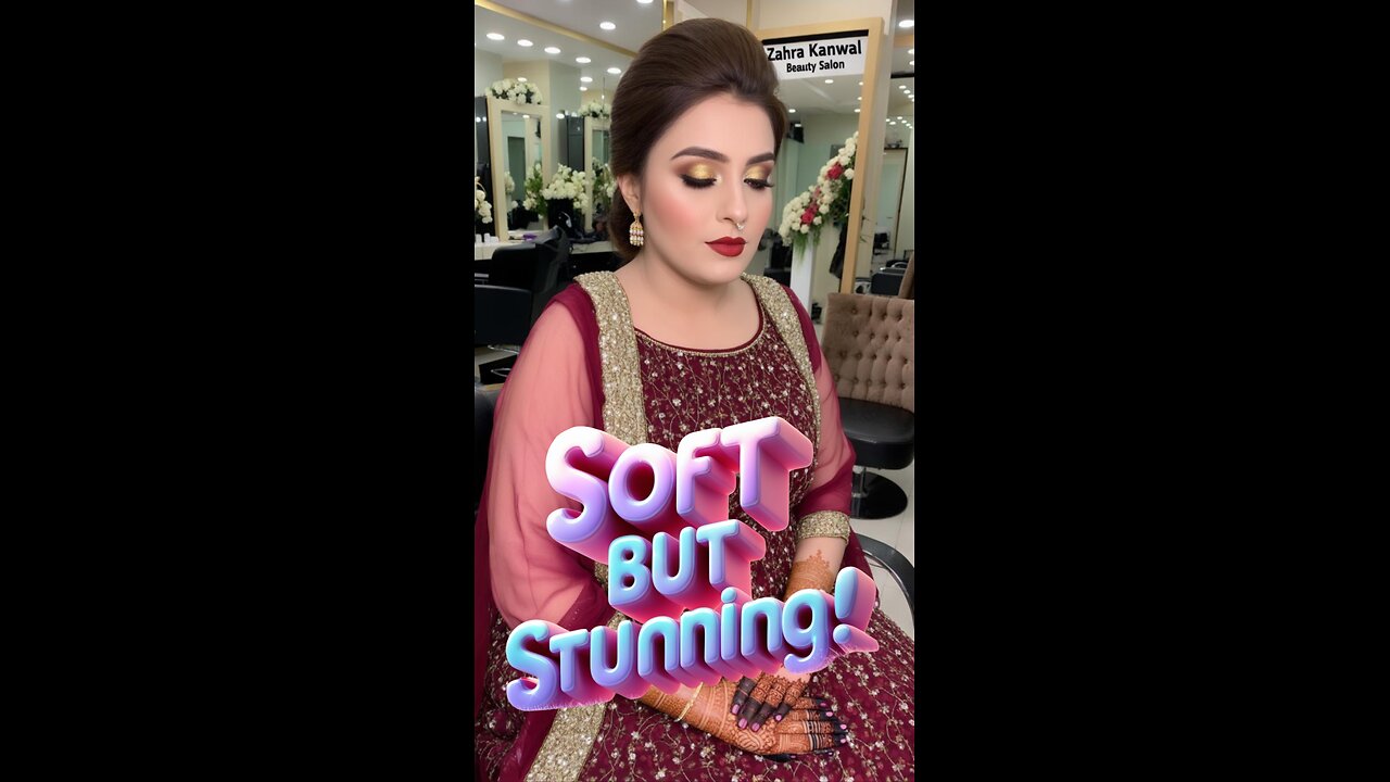 "Only 1 Salon Does This Look! 👑 #BridalGoals"