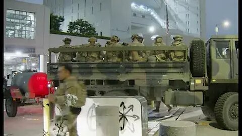 National Guard arrives in downtown Los Angeles