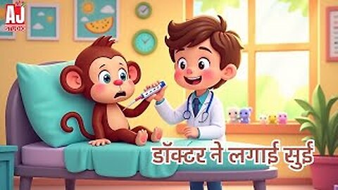 डॉक्टर ने लगाई सुई 🧑‍⚕️| Funny & Educational Doctor Visit Cartoon 😊