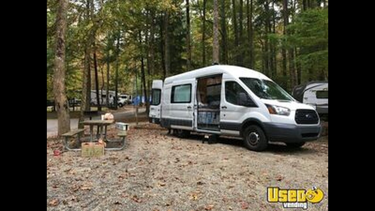 2015 Xtra Long High Roof Ford Transit Van w/ Sleeping Quarters for Retail Merchandise Transport