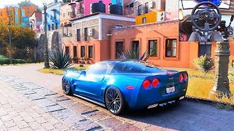 Corvette ZR1 - Forza Horizon 5 | Thrustmaster T300RS gameplay