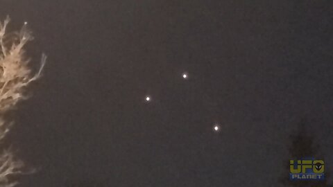 Three UFOs on Video over Canada