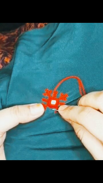 Beautiful Mirror Balochi embriodery stitching