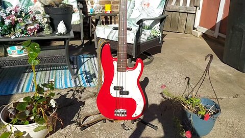 Restored Squier by Fender P-Bass Guitar 🎸