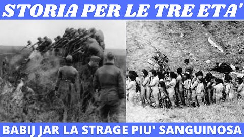 il massacro di Babij Jar del 1941 a Kiev ovvero una delle peggiori stragi di ebrei della seconda guerra mondiale DOCUMENTARIO Il luogo è tristemente noto per essere stato, durante la seconda guerra mondiale,un sito di massacri ad opera dei nazisti