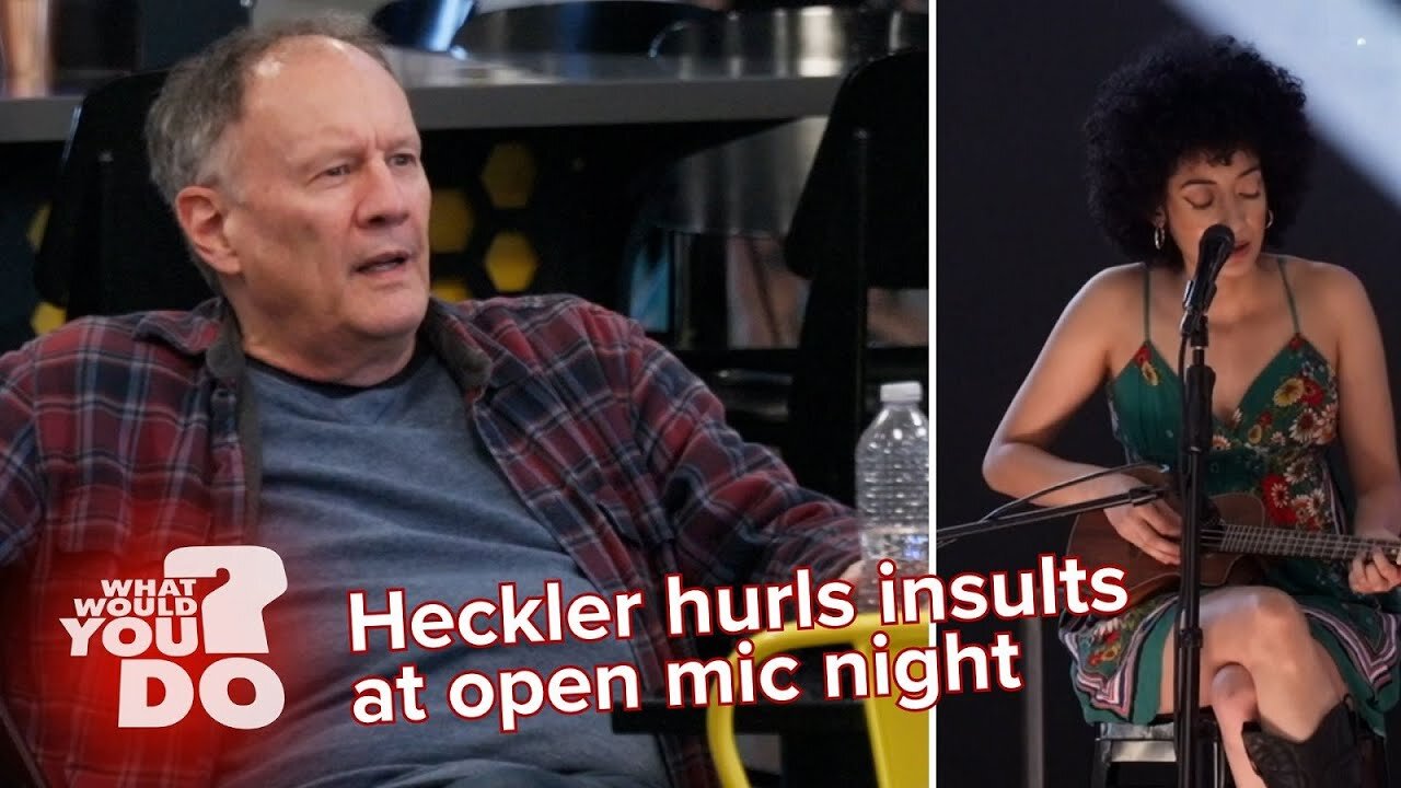 Heckler hurls insults during open mic night