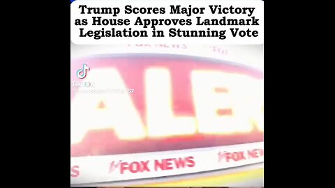 President #Trump Scores Huge Victory as House Approves Landmark "Big Beautiful Bill"